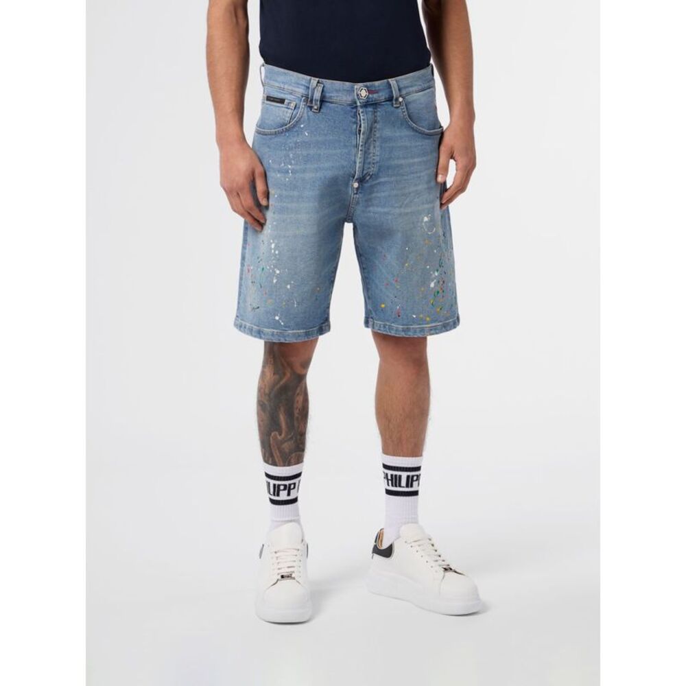 Philipp Plein Shorts Men Denim